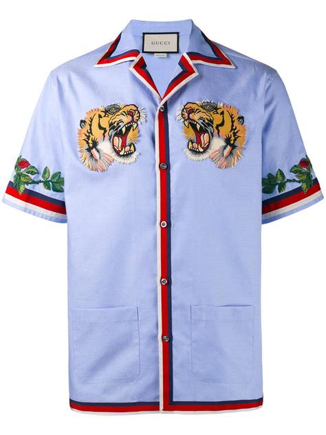 gucci tiger shirt bowling|Gucci singlet.